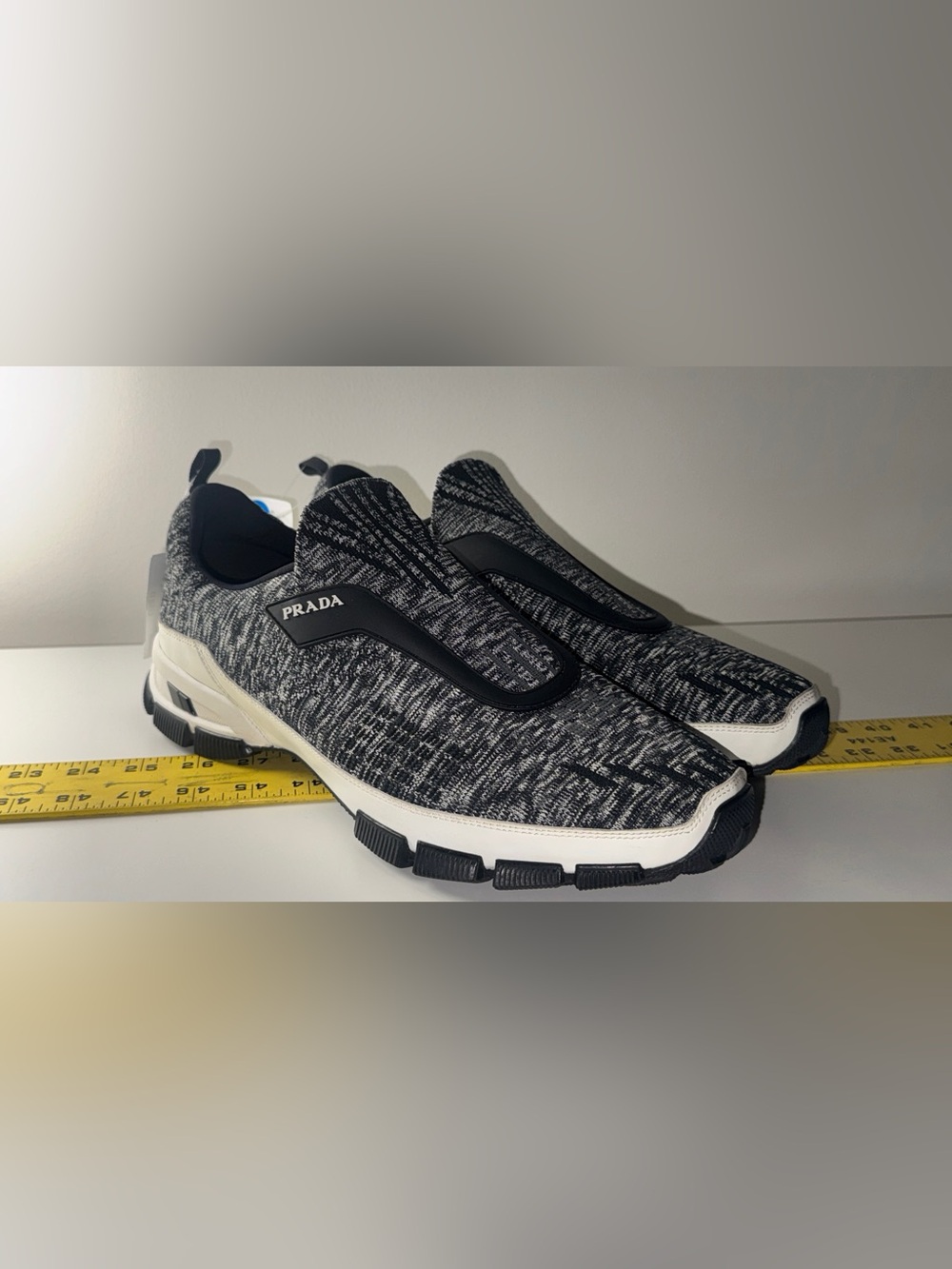 Prada Crossection Knit Low Sneakers-Sz 11